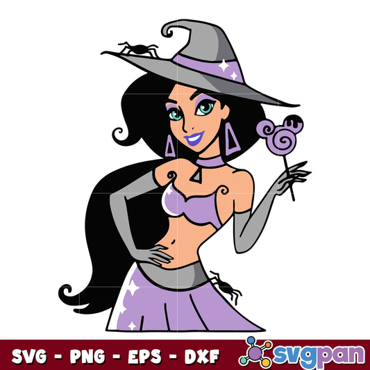 Bad Witch Ariel Disney Princess svg