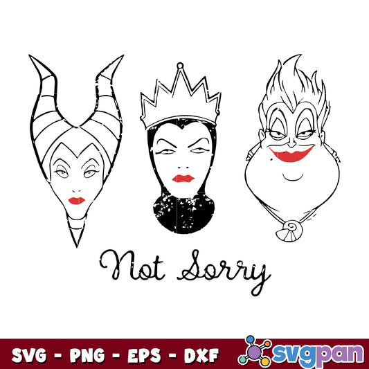 Bad Witch Not Sorry svg