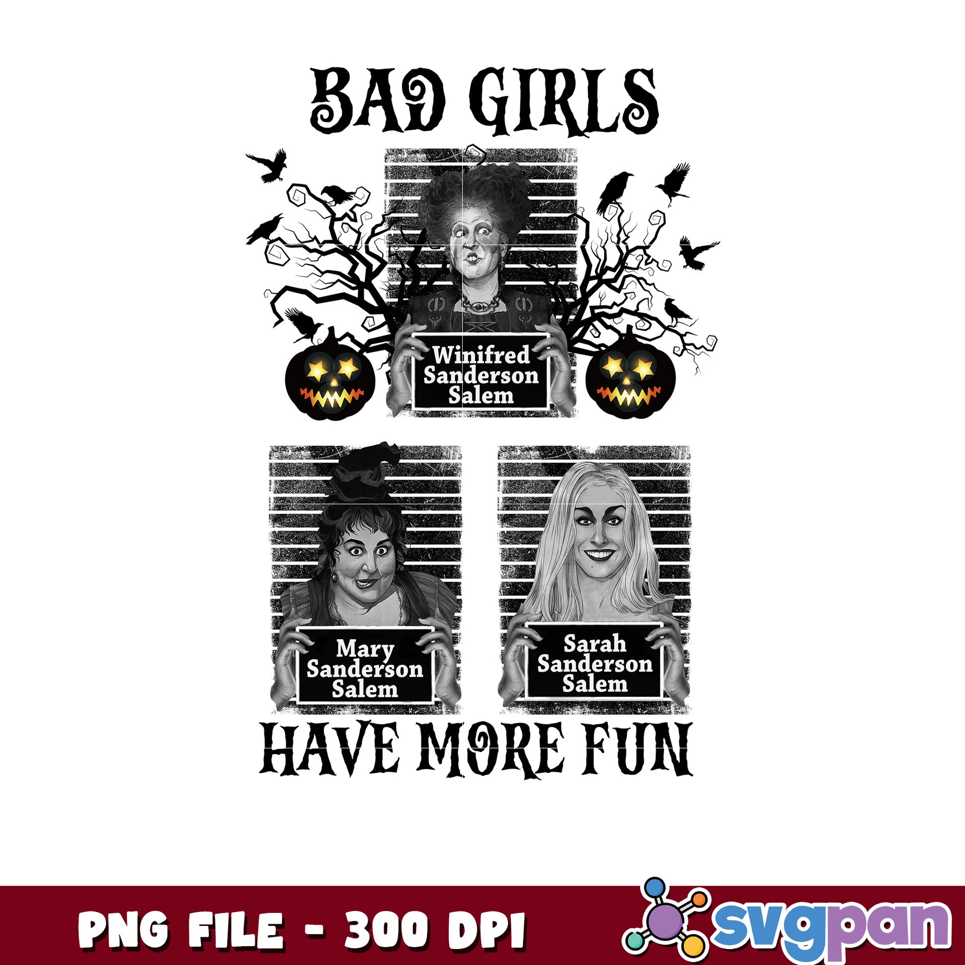 Bad girls have more funs png, halloween movies png, halloween candy png