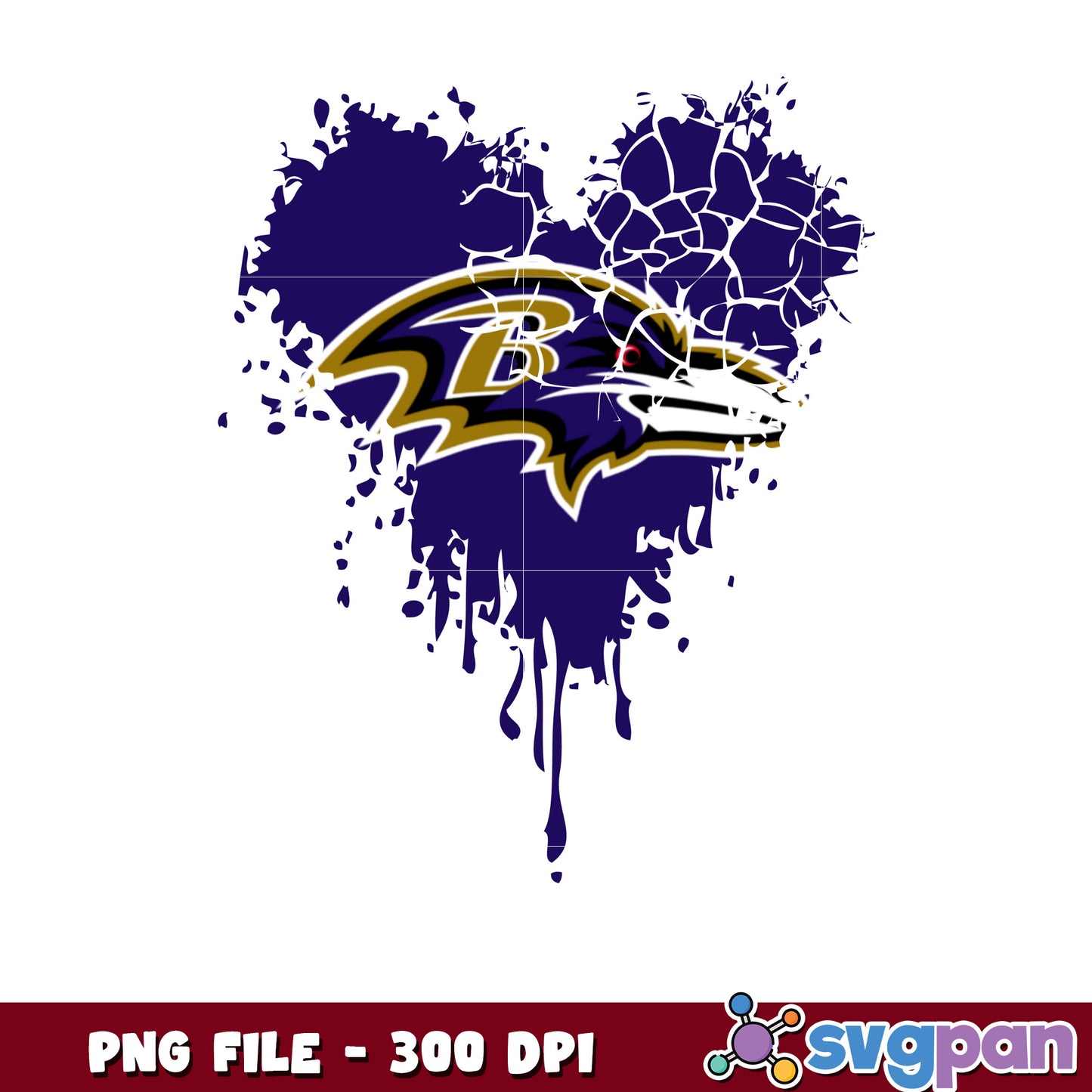 Baltimore ravens paint png, super bowl 2025 png, american football league png