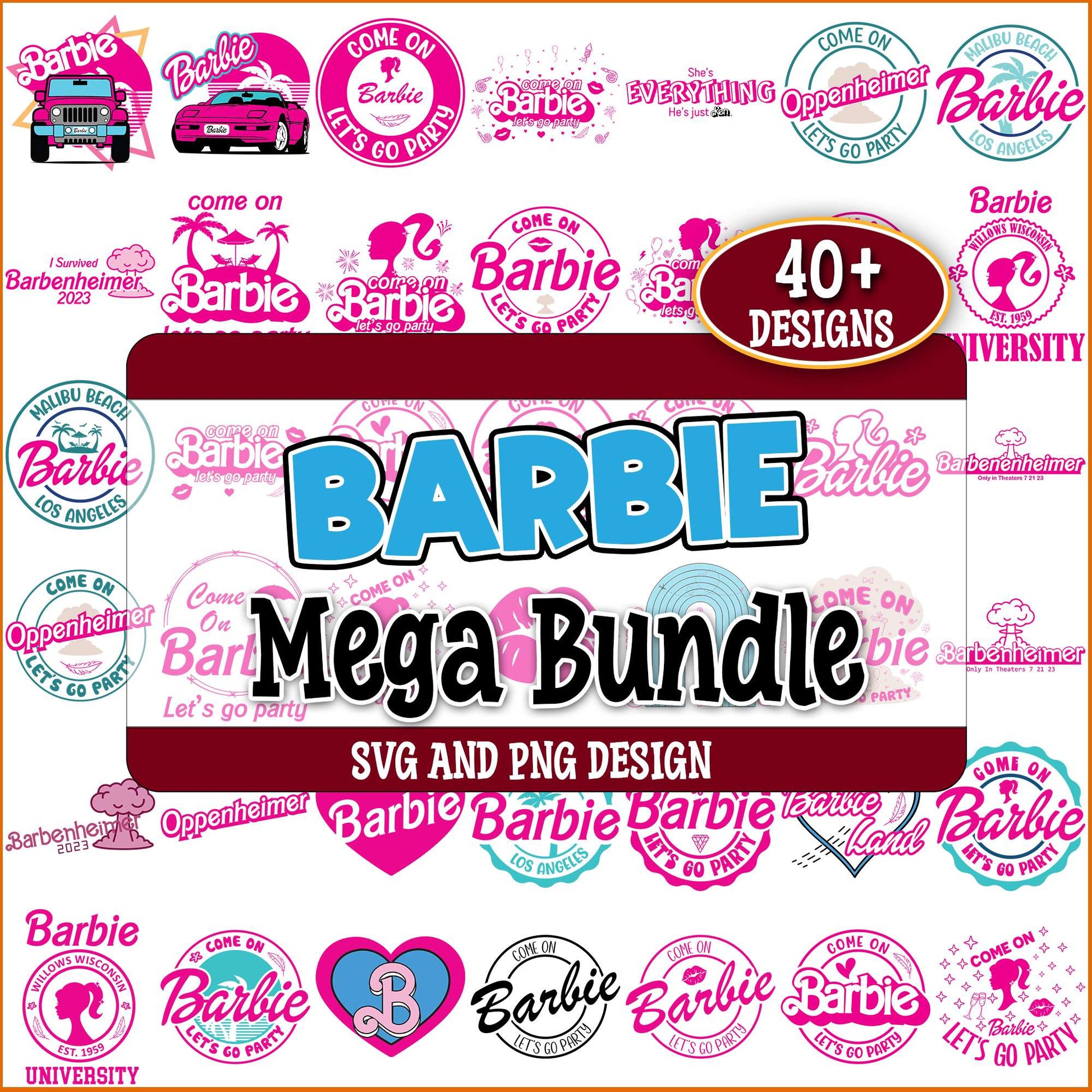 Barbenheimer svg bundle