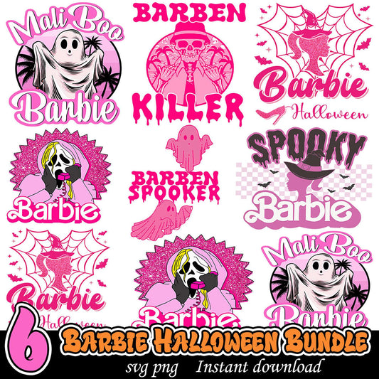 Barbie Halloween Bundle SVG PNG