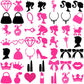 Barbie doll stuff svg bundle, barbie dreamhouse svg, barbie costume svg
