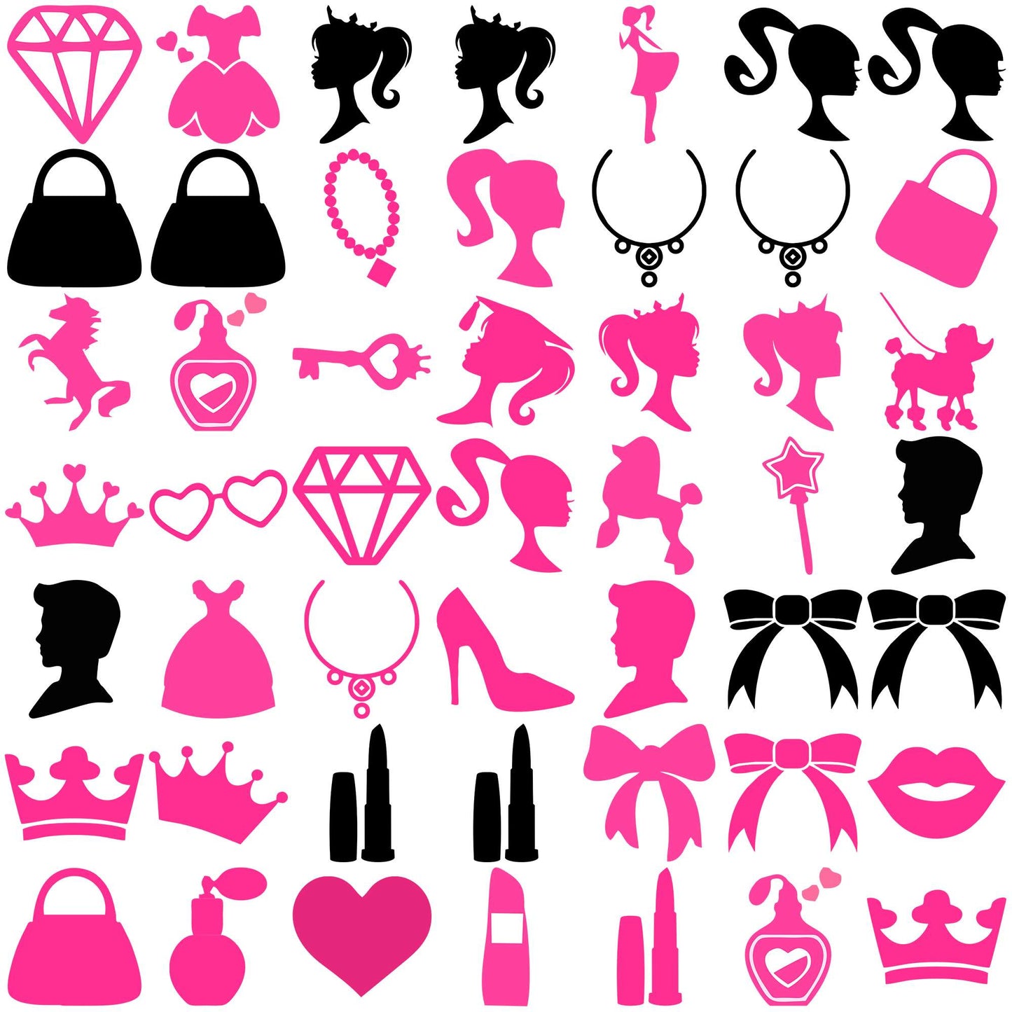 Barbie doll stuff svg bundle, barbie dreamhouse svg, barbie costume svg