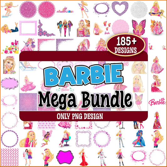 Barbie goods png bundle