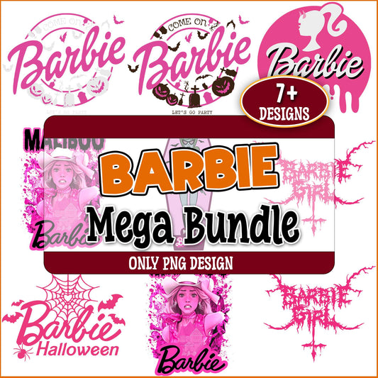 Barbie halloween png bundle