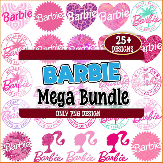 Barbie lovely png bundle
