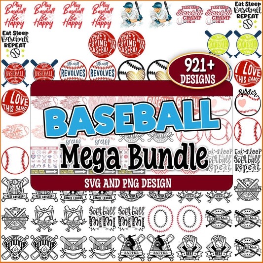 Baseball collections svg bundle
