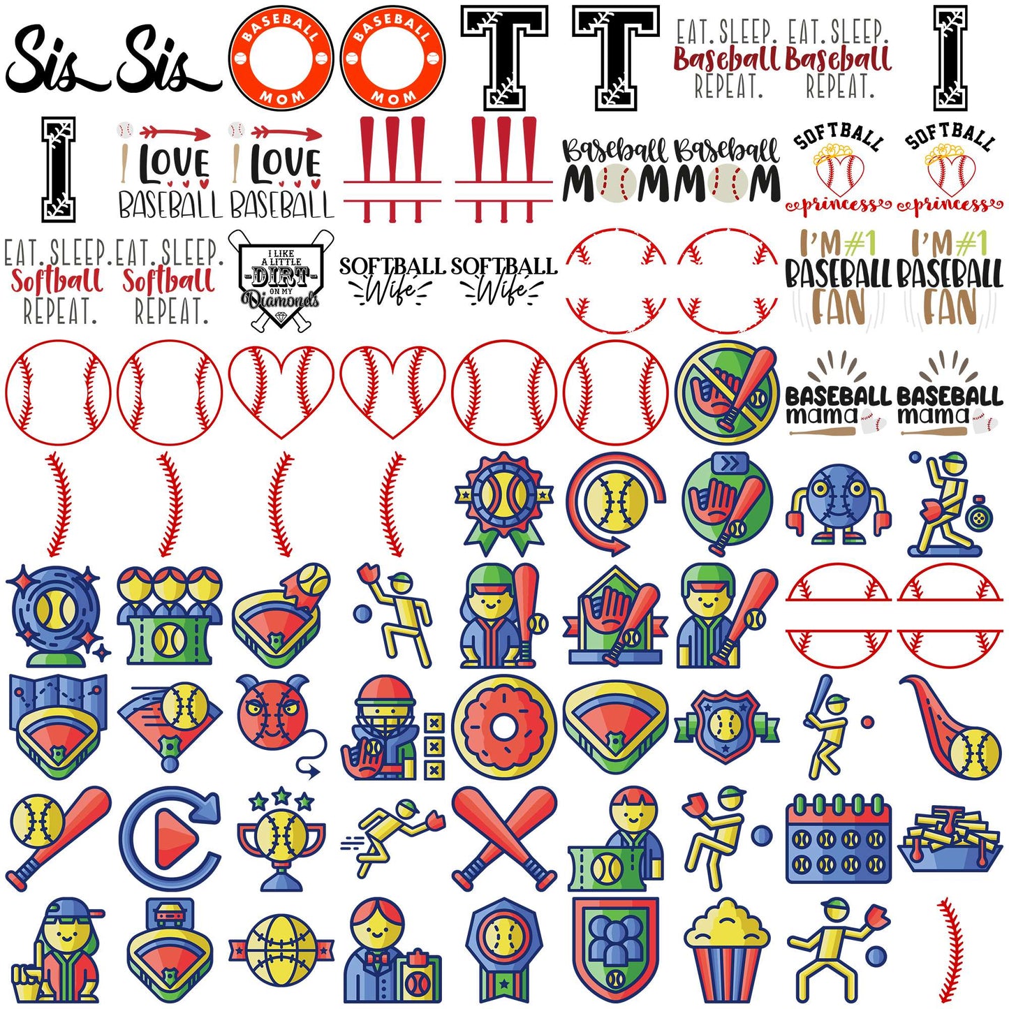 Baseball collections svg bundle, baseball scores svg, baseball reference svg
