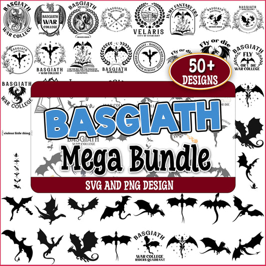 Basgiath war svg bundle