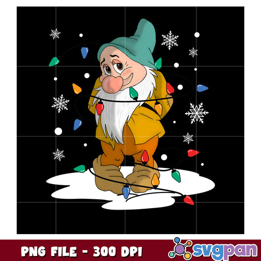 Bashful png, christmas costume png, christmas season​ png