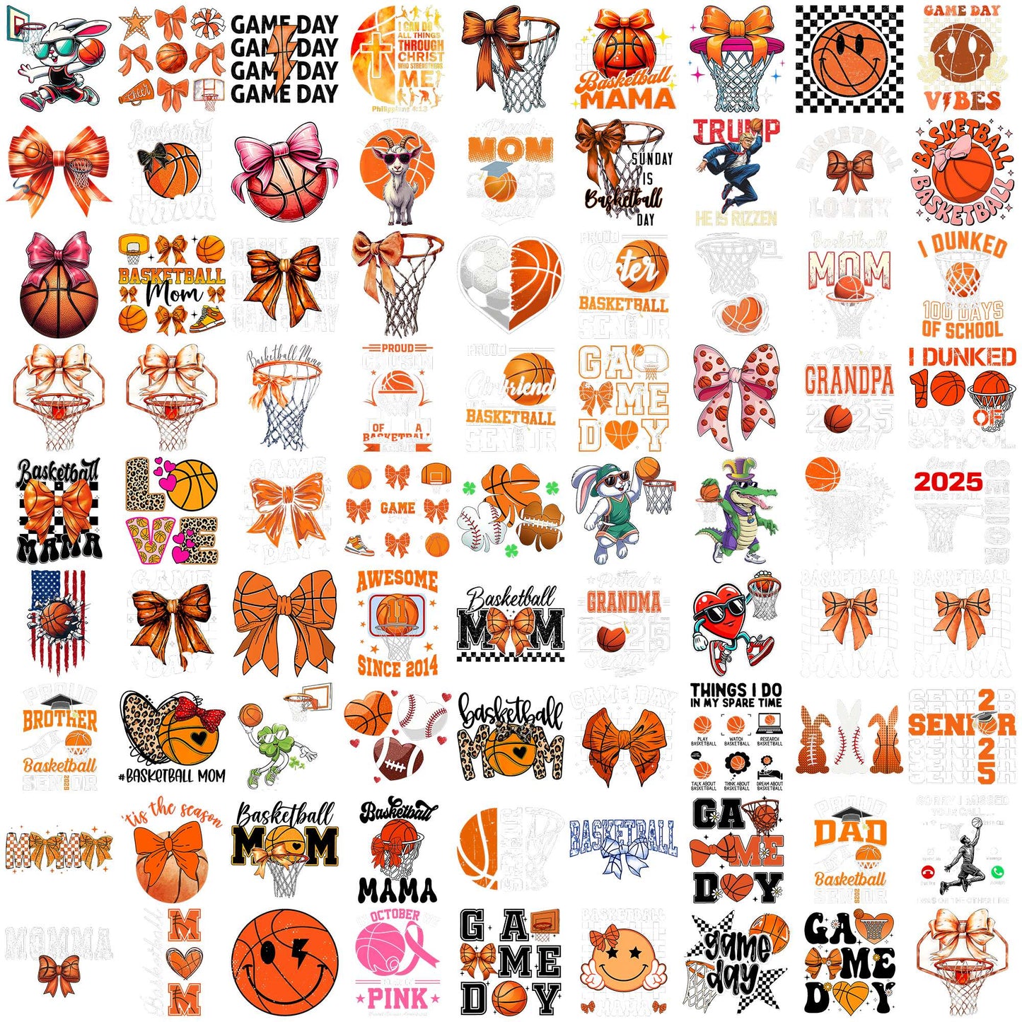 Basketball png bundle, ncaa basketball png, usa basketball png