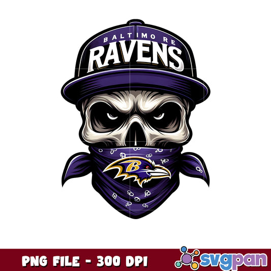 Batimore ravens skull png, amrican football games​ png, nfl schedule​ png