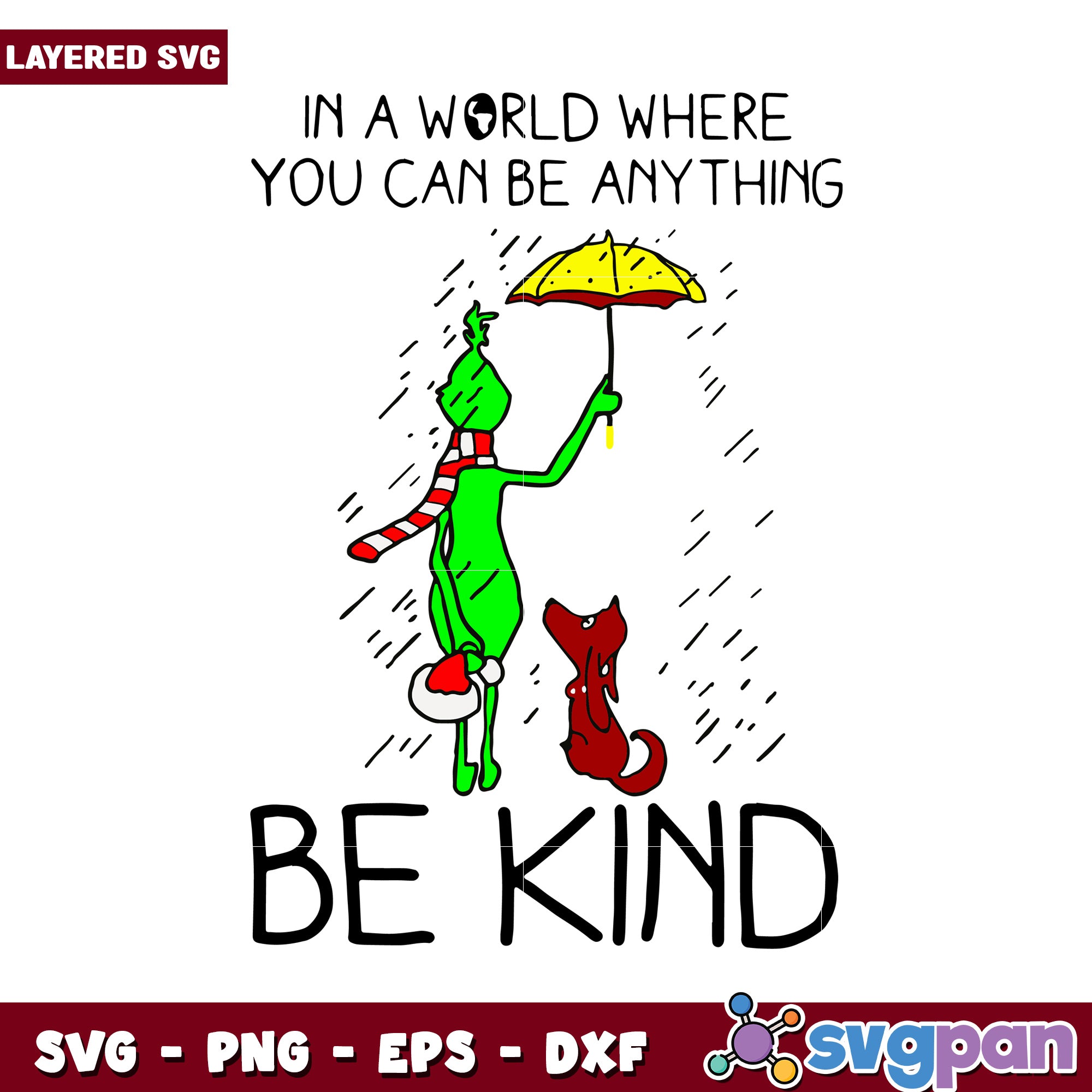 Be Kind Graphic Design, Inspiring Art for Positive Mindset – svgpan