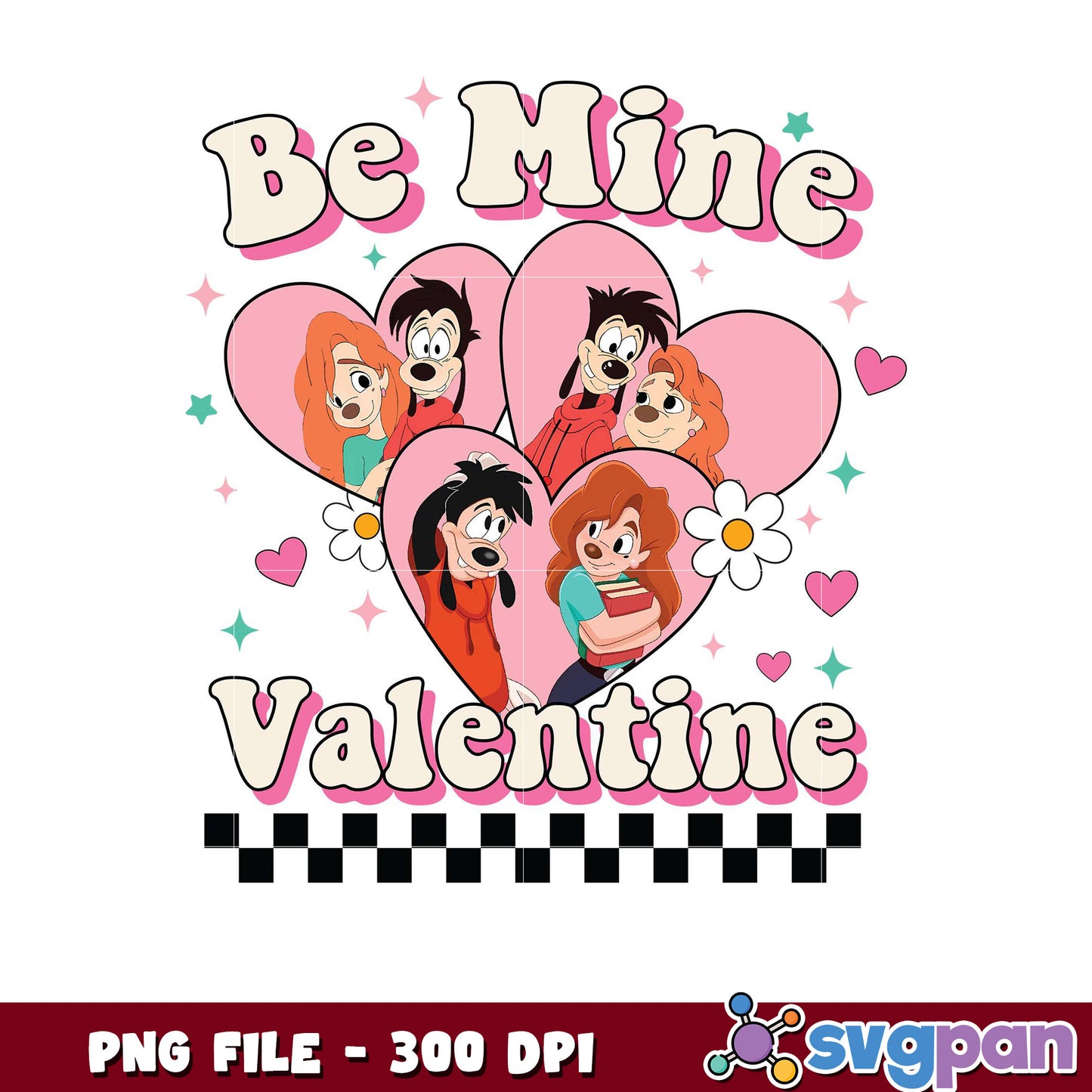 Be Mine Valentine PNG File, Perfect for Special Occasions