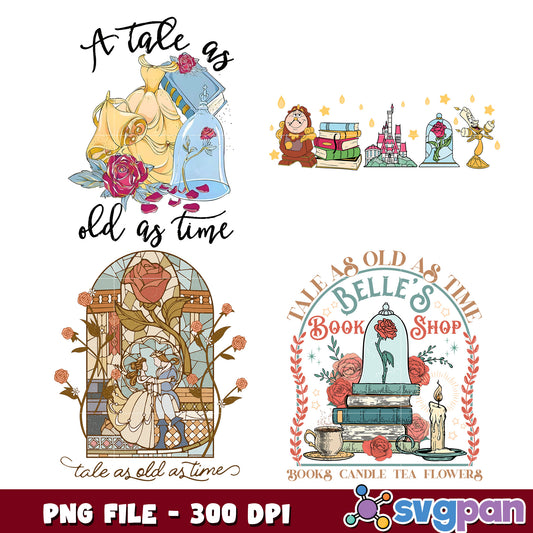 Beauty and the Beast Bundle PNG