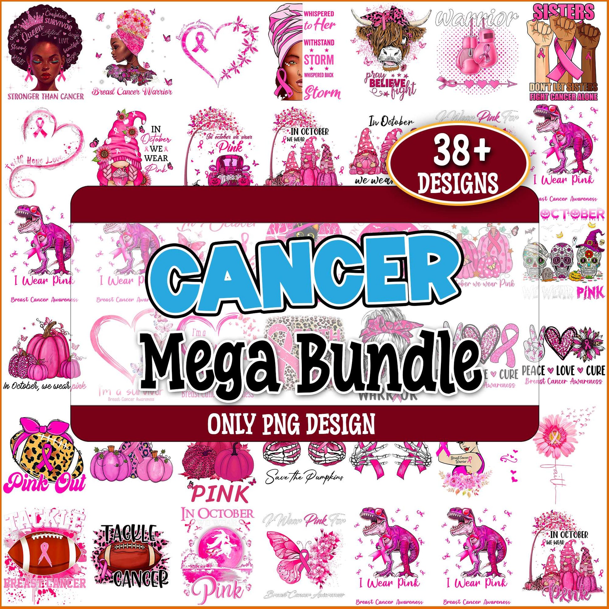 Be a warrior cancer png bundle