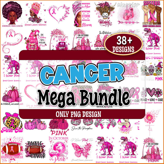 Be a warrior cancer png bundle