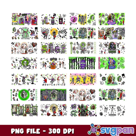 Beetlejuice PNG Bundle 300 DPI