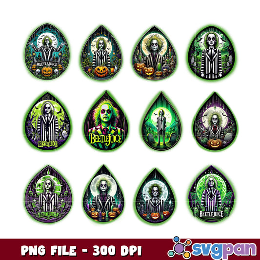 Beetlejuice PNG Bundle 300 DPI Designs