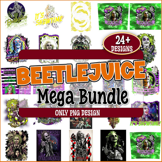 Beetlejuice design png bundle