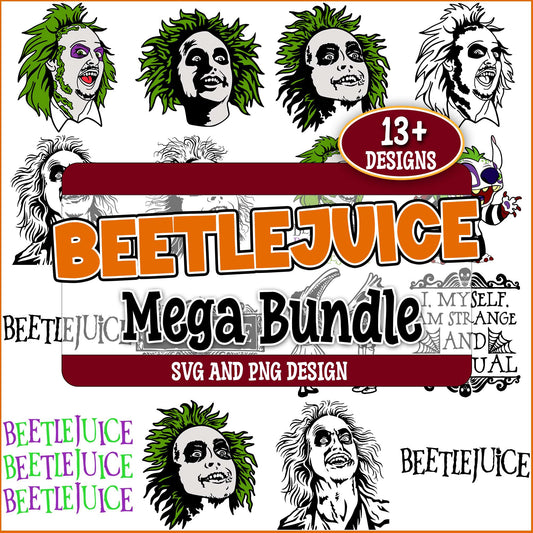 Beetlejuice design svg bundle