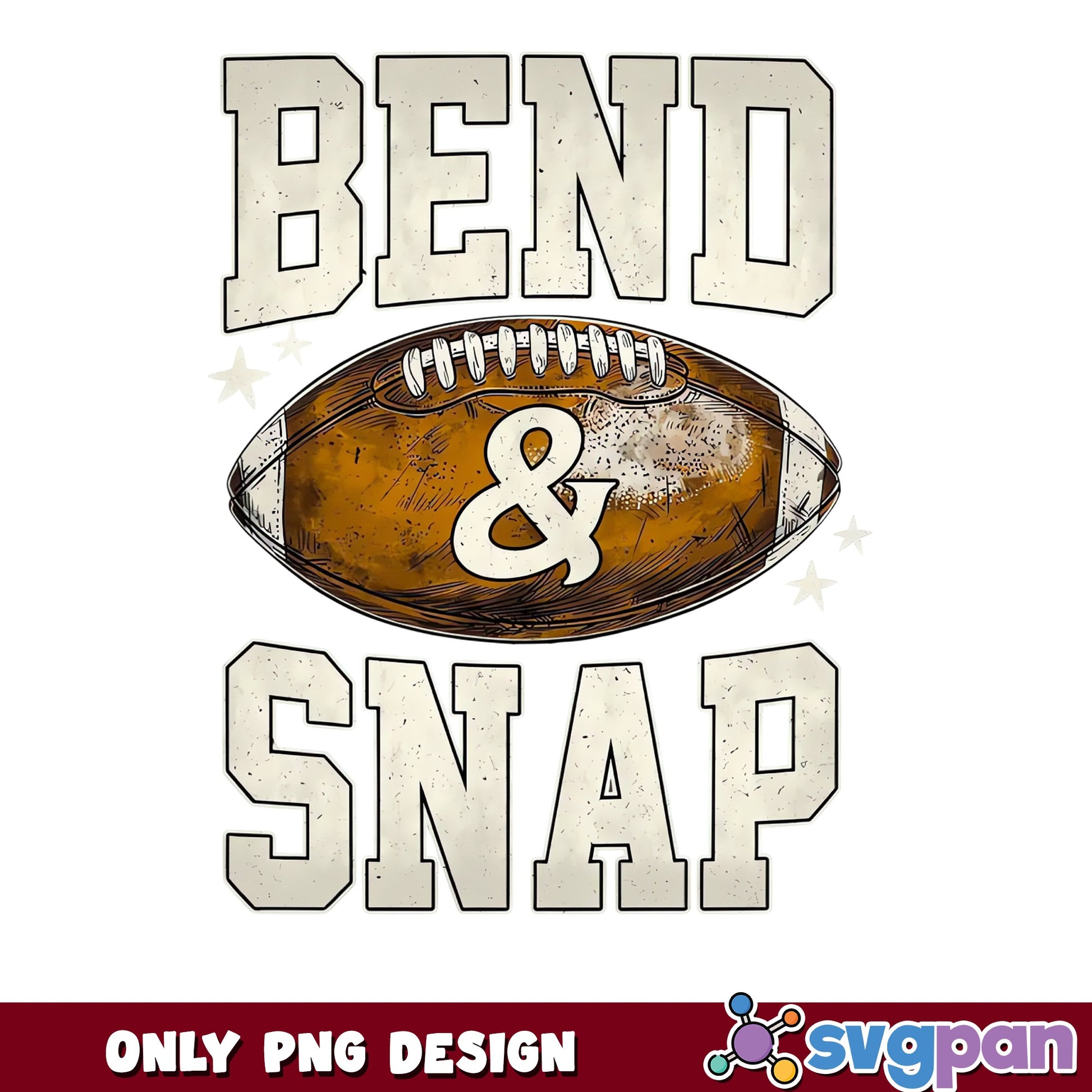 Bend And Snap Football PNG, Football Game Day PNG, Funny Football PNG
