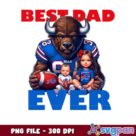 Best dad ever bufflo bills png, national football league png, nfl bills png