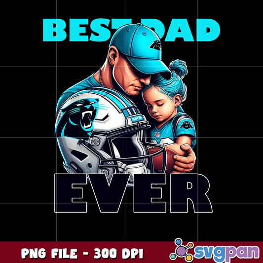 Best dad ever carolina panthers png, national football league png, nfl panthers png