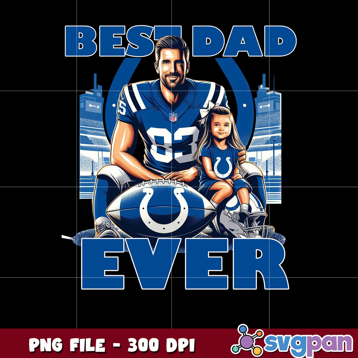 Best dad ever indianapolis colts png, national football league png, nfl colts png