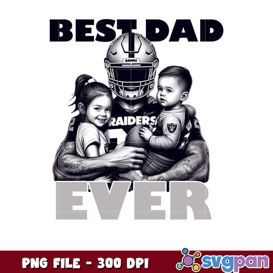 Best dad ever las vegas raiders png, national football league png, nfl raiders png