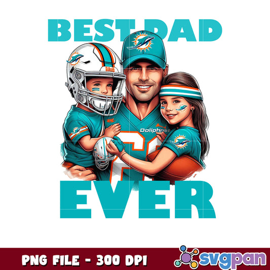 Best dad ever miami dolphins png, national football league png, nfl dolphins png