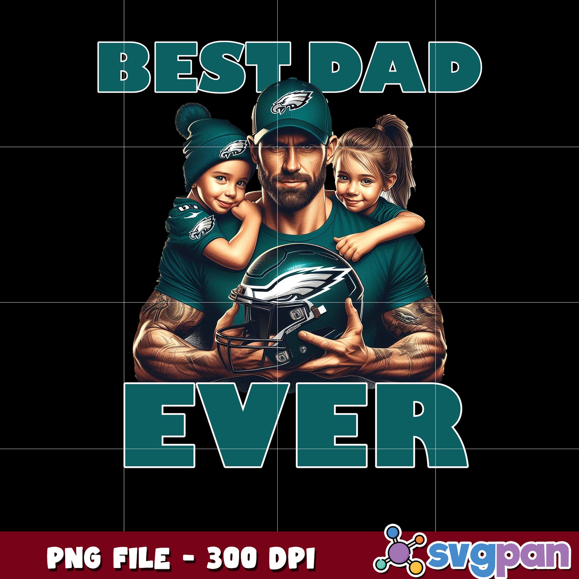 Best dad ever philadelphia eagles png, national football league png, nfl eagles png