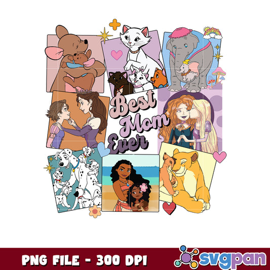 Best mom ever animal character png, disney cruise png, disney store png