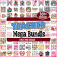 Best teacher ever png bundle