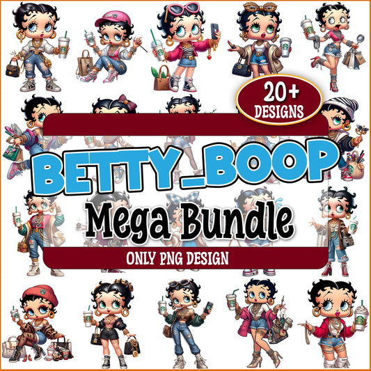 Betty boop fashion png bundle