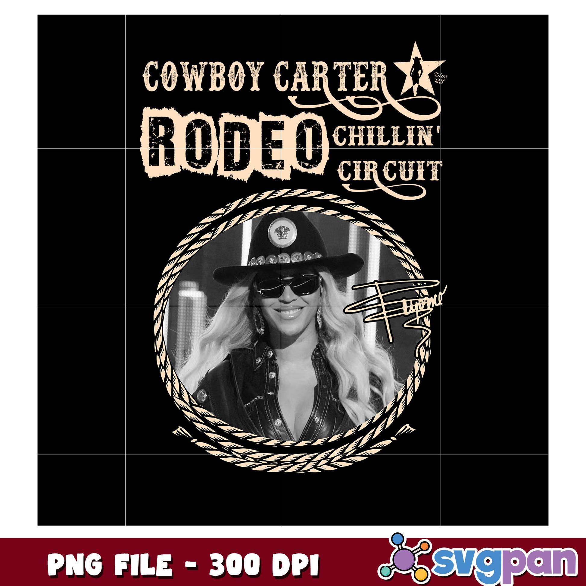 Beyoncé rodeo chitlin circuit tour 2025 design png, country style png ...