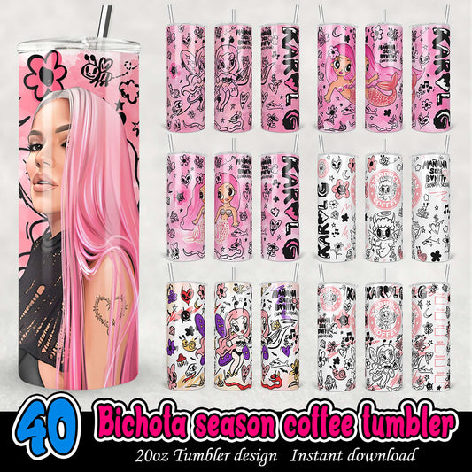 Bichota Season Tumbler PNG Bundle