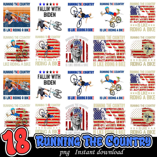 Biden Bike PNG Bundle 18 Designs