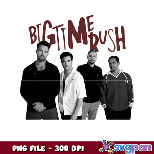 Big time rush design png, boy band png, pop music png