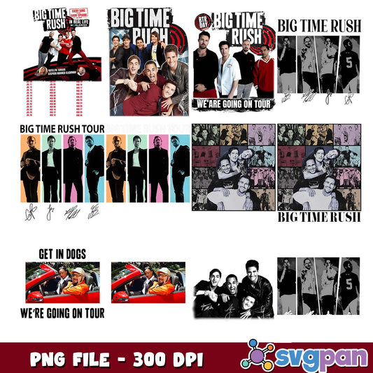 Big time rush png bundle