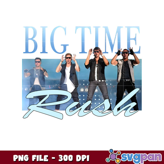 Big time rush retro png, boy band png, 2000s pop png