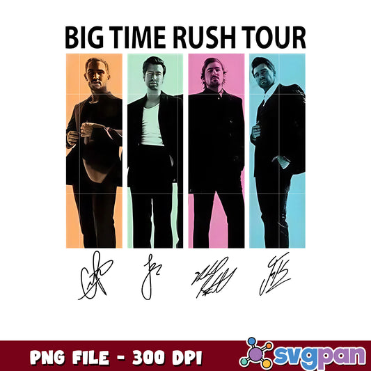 Big time rush tour black png, boy band png, pop music png, concert vibes png