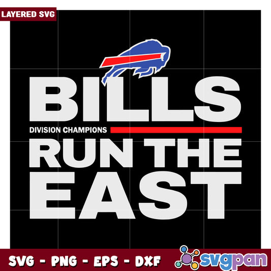 Bills Division Champions SVG design, perfect for sports fans