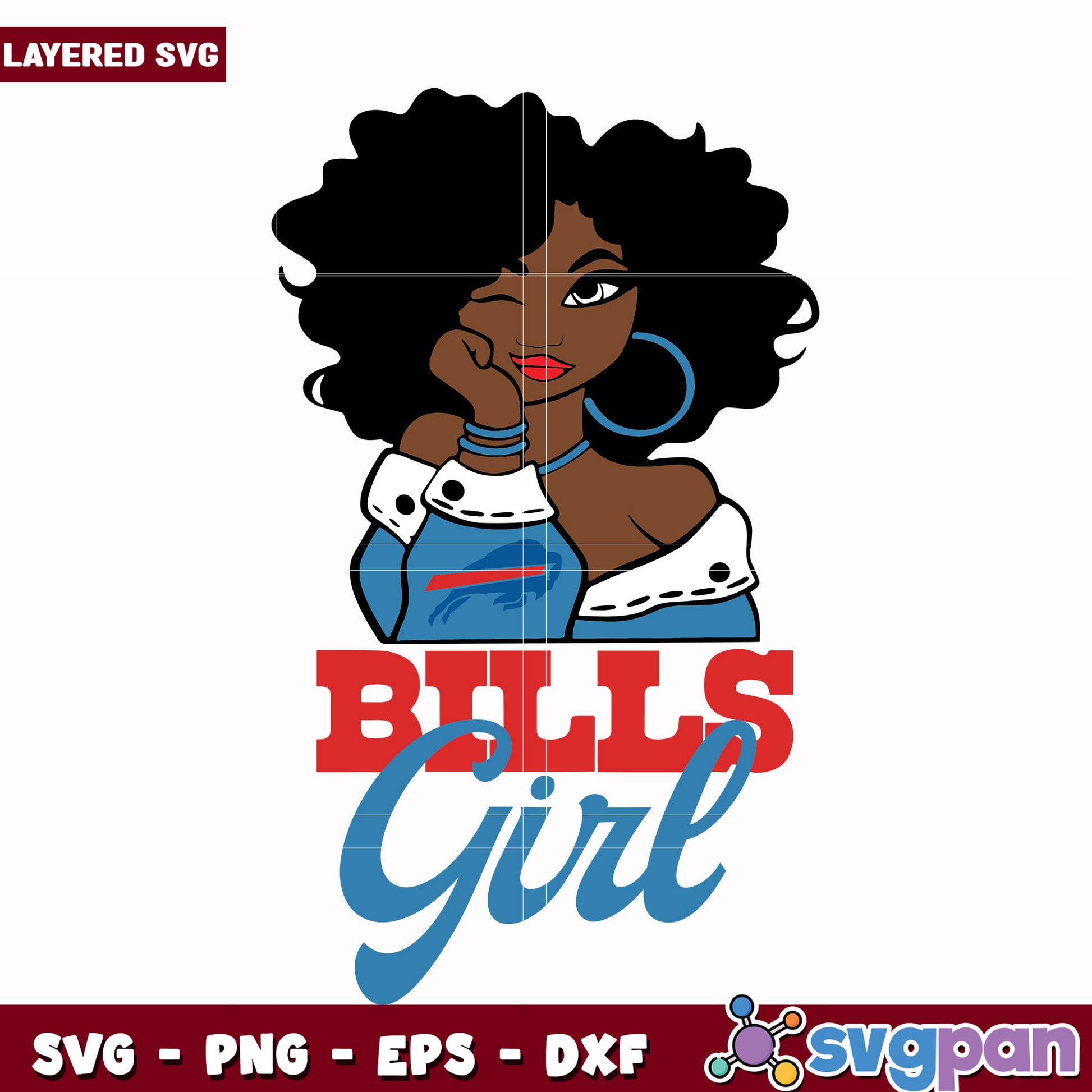 Bills Girl svg, nfl svg, national football league svg