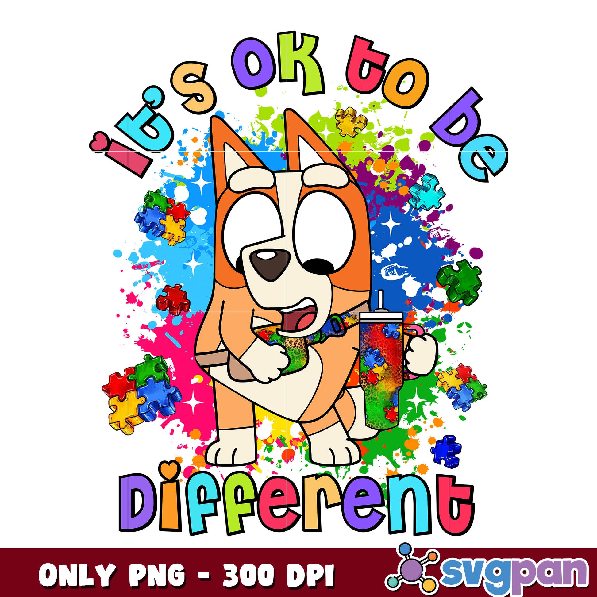 Bingo it's ok to be different png bundle