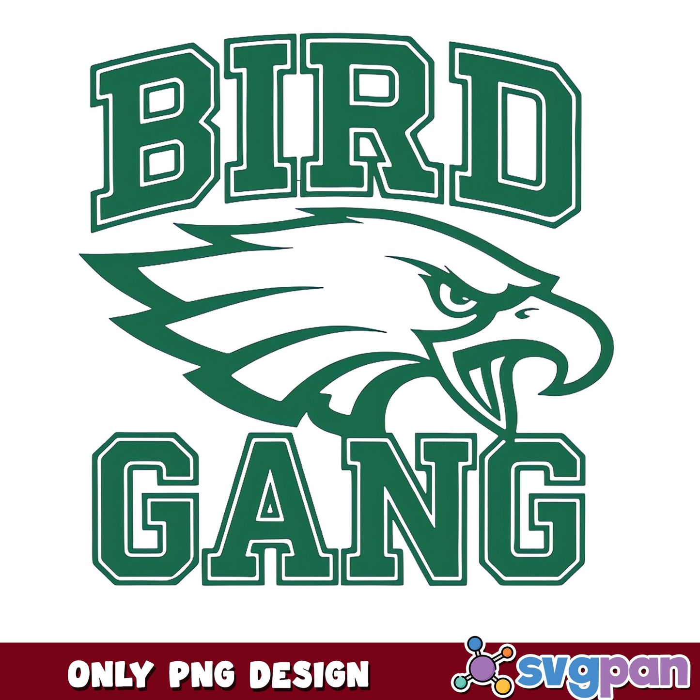 Bird Gang Philadelphia Eagles PNG, Eagles Football PNG, NFL PNG