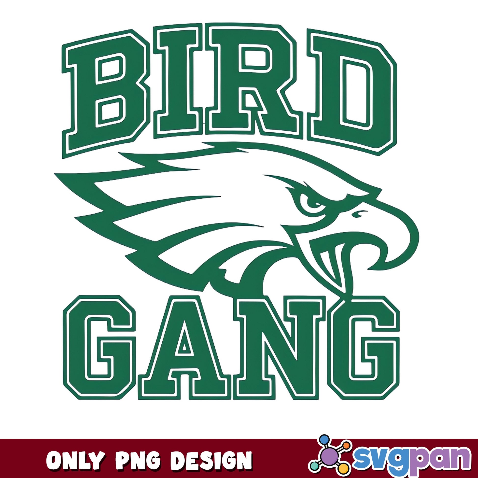 Bird Gang Philadelphia Eagles PNG, Eagles Football PNG, NFL PNG