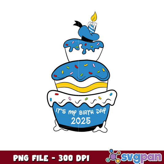Birthday Cake PNG 2025 - 300 DPI