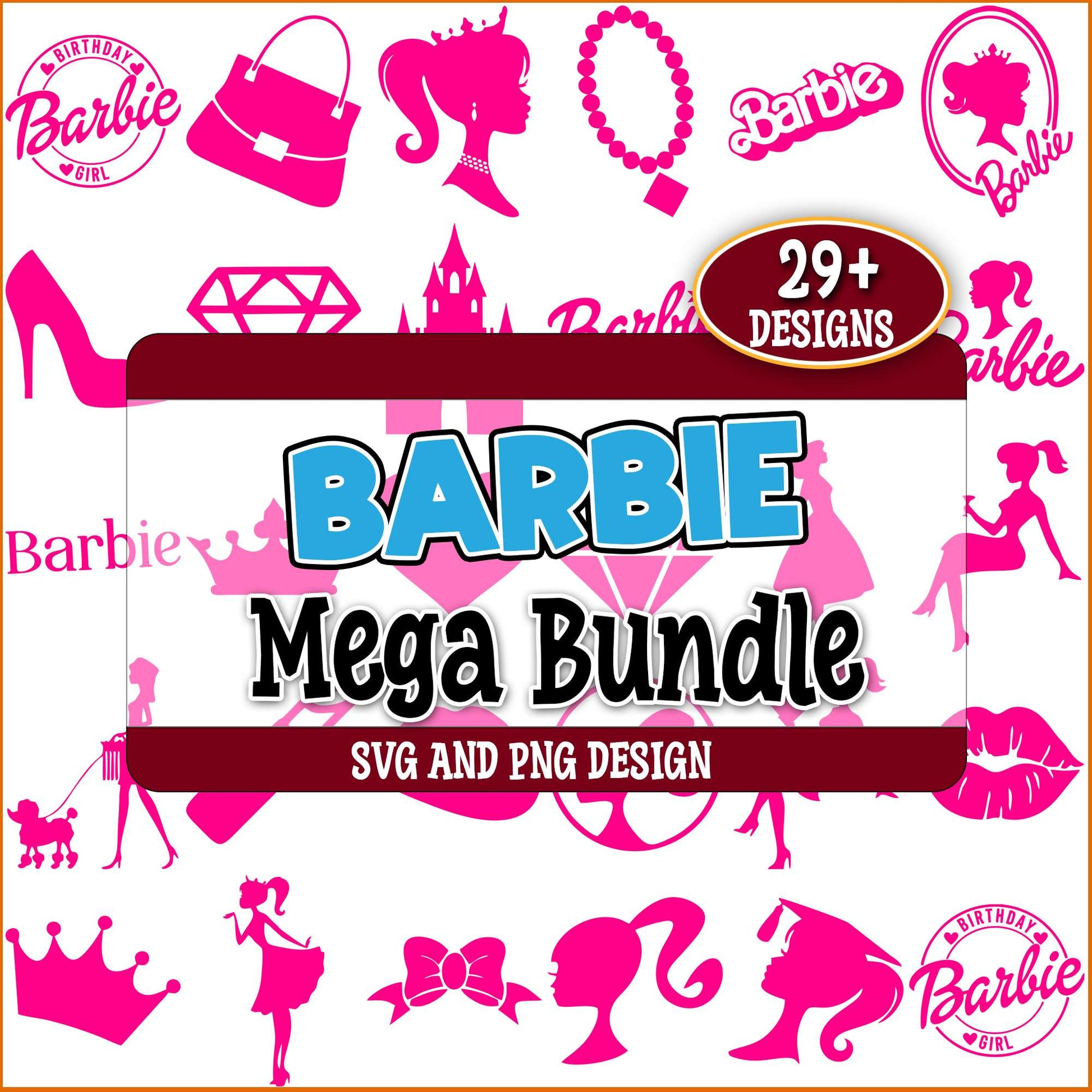 Birthday barbie girl svg bundle
